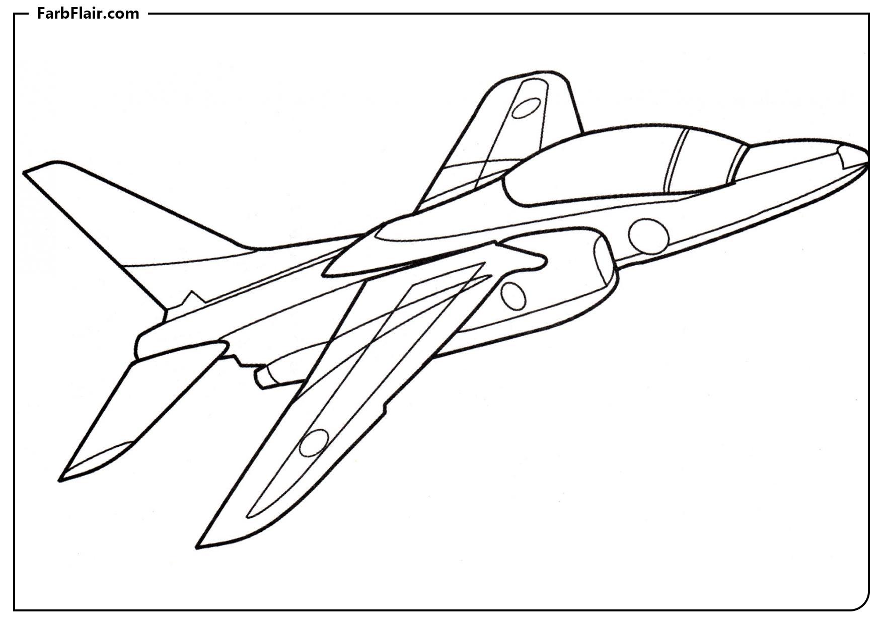 Ausmalbild Flugzeug-Sturzkampfbomber T-4 Kostenloses