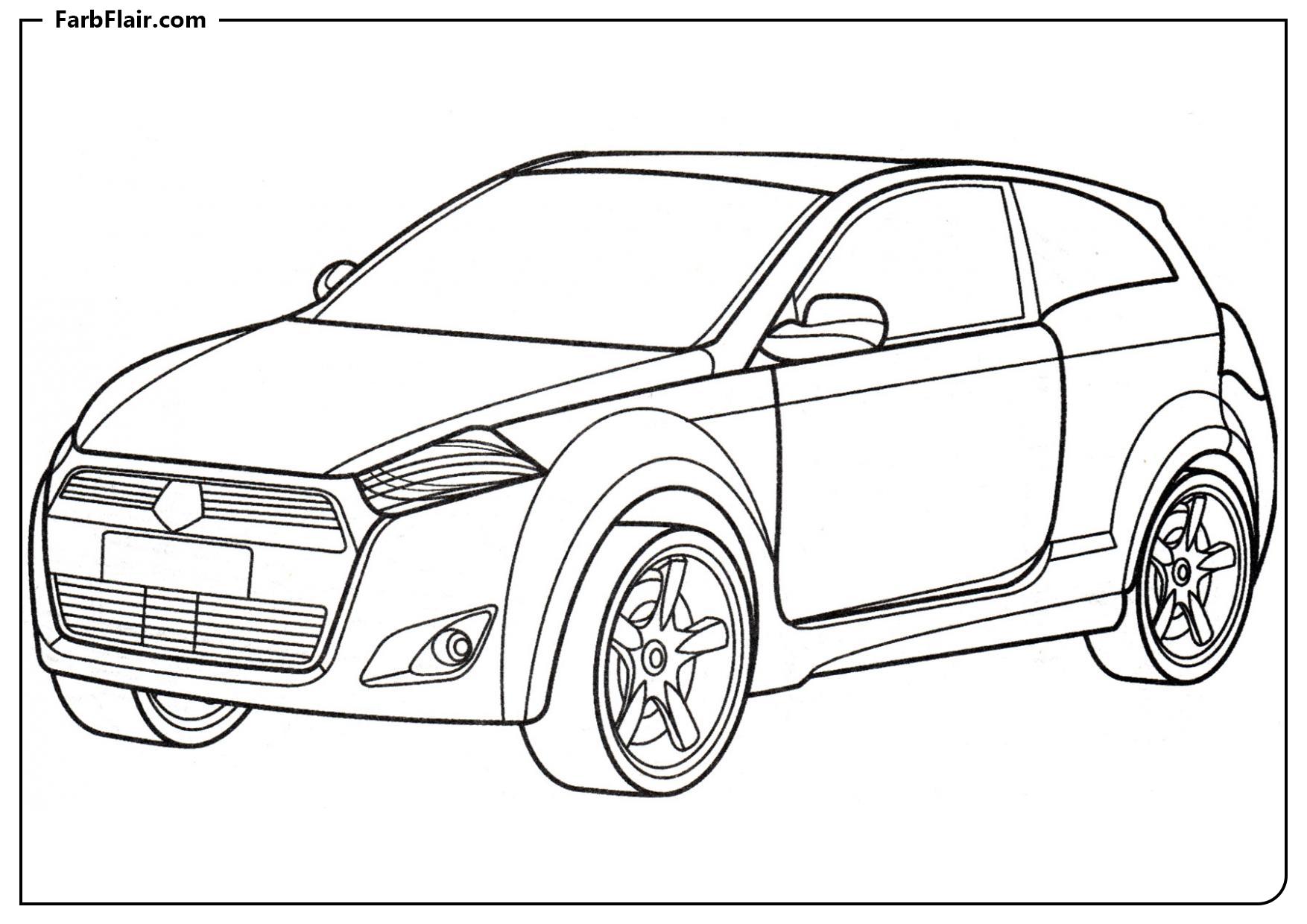 Ausmalbild Lada C Konzept Kostenloses