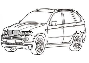 Ausmalbild BMW X5