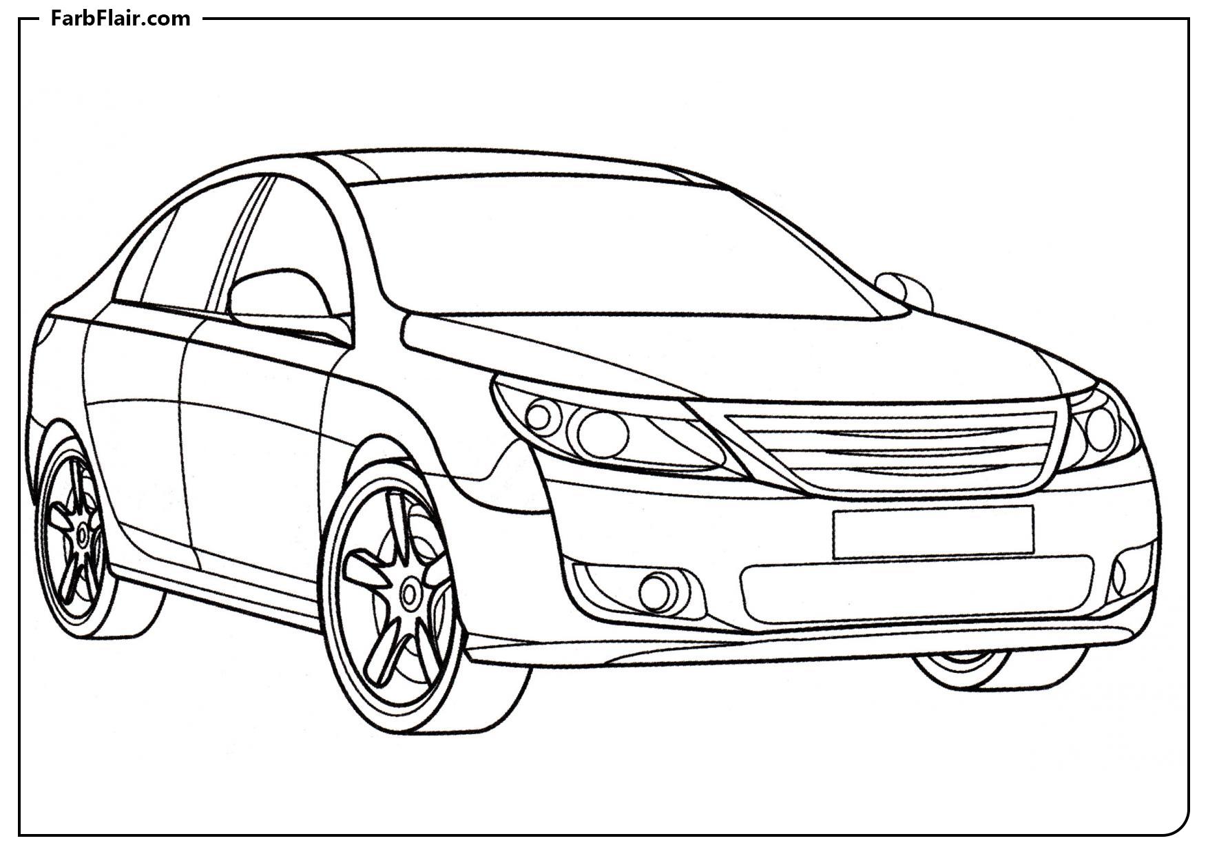 Ausmalbild Renault Latitude Kostenloses