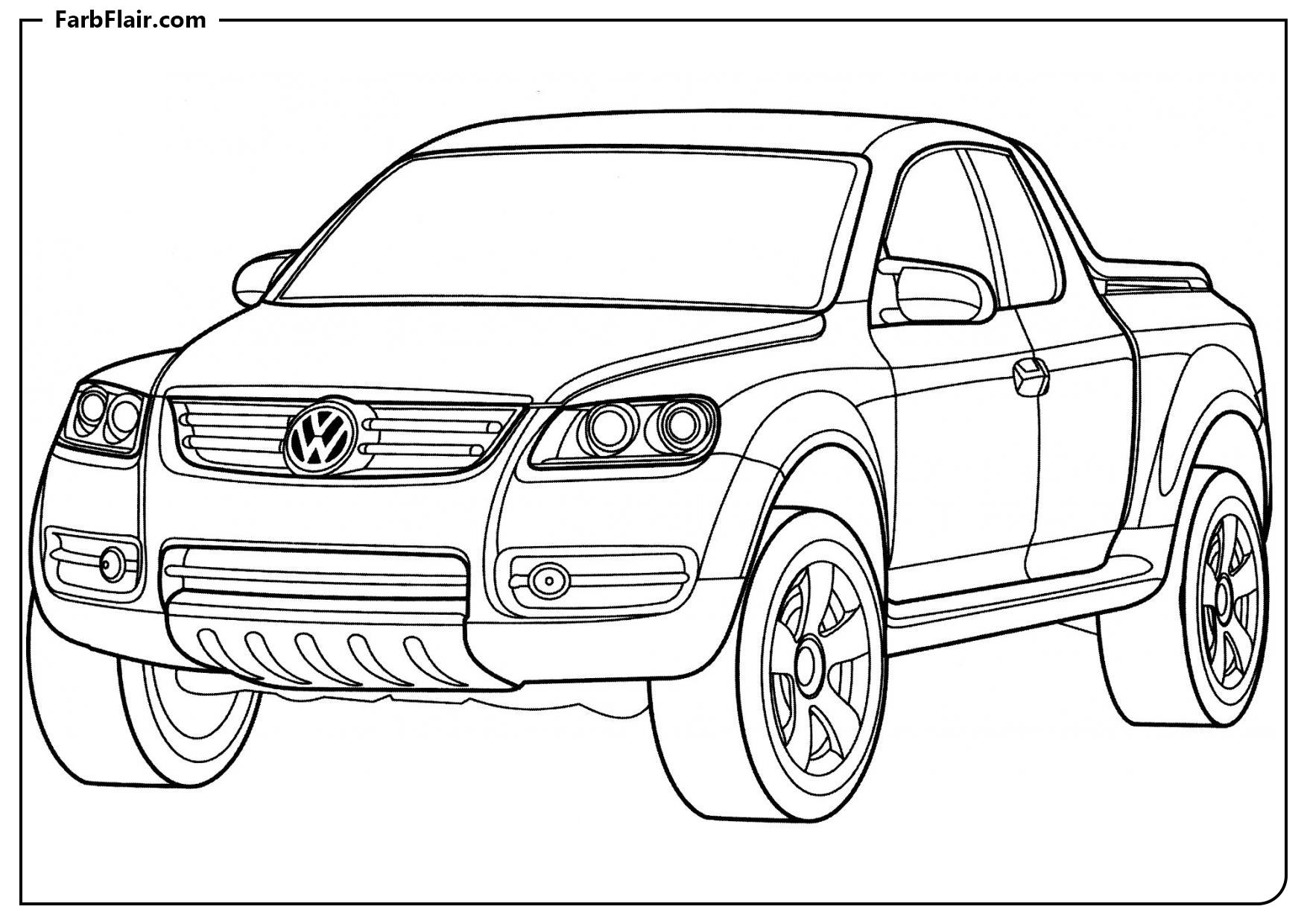 Ausmalbild Volkswagen AAC Kostenloses