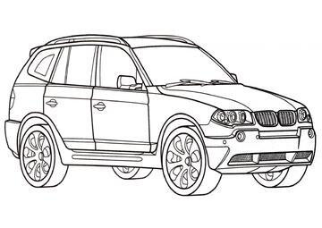 Ausmalbild BMW X3